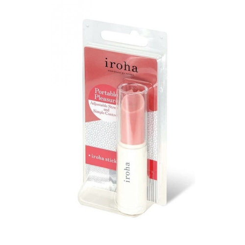 Iroha Stick White - вибратор-помада, 10х2.2 см (белый)