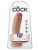 Фаллоимитатор на присоске King Cock 8, 20х5 см (коричневый)