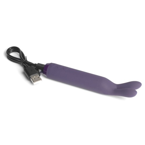 Je Joue Rabbit Bullet Vibrator Purple - вибратор с ушками, 13х2 см (фиолетовый)