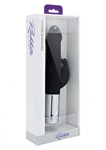 Toy Joy Diamond Dancer Rabbit  - компьютерный вибратор, 12х4 см