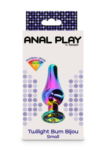 Toy Joy Small Twilight Bum Bijou - Анальна пробка, 7х3 см - купити в Києві, Україні
