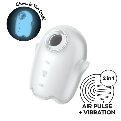 Вакуумный стимулятор Satisfyer Glowing Ghost