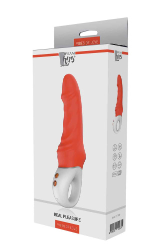 Dream Toys Vibes Of Love Real Pleasure - Вибратор, 23 см (оранжевый)