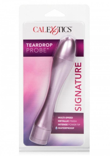 Мультискоростной вибратор Teardrop Probe, 14х3,25 см (зеленый)