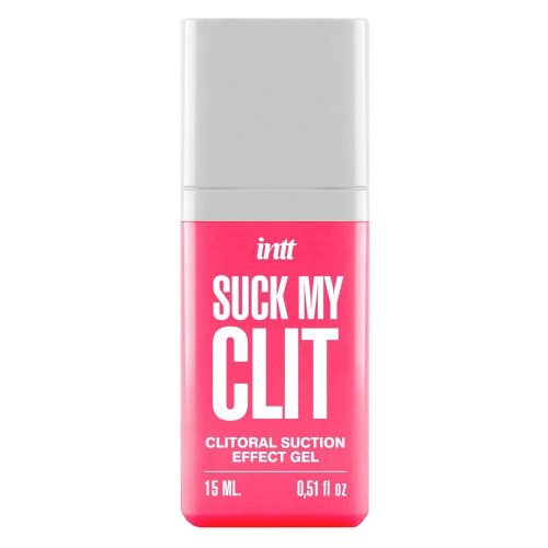 Смоктайзер (гель с эффектом посасывания) для клитора Intt Suck My Clit Wild Strawberry, 15 мл клубника, 