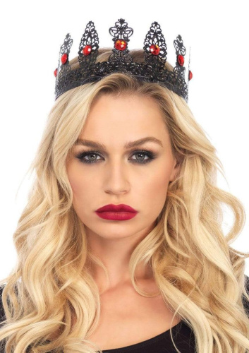 Leg Avenue-Filigree royal crown - Королевская корона (чёрный)