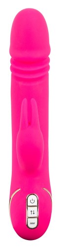 Orion Vibe Couture Rabbit Skater - Многофункциональный вибратор, 23х3.7 см (розовый)