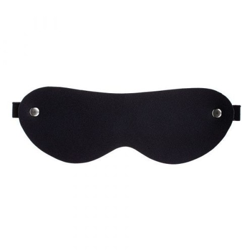 sLash Soft Blindfold - Кожаная маска на глаза, S-L (чёрный)