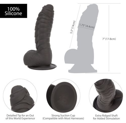 Фаллоимитатор ADDICTION Ben 7" Dildo With Balls, 17,8 см + вибропуля в подарок
