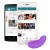 Vibease - iPhone & Android Vibrator Version вибратор с управлением со смартфона 7.9х3.8 см (фиолетовый)