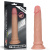 Dual-Layered Liquid Silicone Nature Cock Flesh 7 - Фаллоимитатор, 18.5 см (телесный)