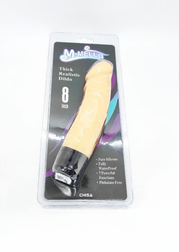 M-Mello Thick Realistic Dilio Flesh - Вибратор, 19.5 см (телесный)