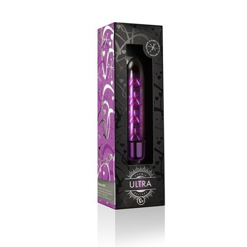 Rocks Off RO-90mm Cosmic Delight Ultra - вибропуля с голографическим покрытием, 9х1.6 см. (фиолетовый)
