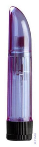 Seven Creations - Crystal Clear, 13х2.5 см - Вибратор пластиковый, (розовый)