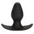 CalExotics Silicone Perfect Plug - силиконовая анальная пробка, 9х4,5 см (чёрный)