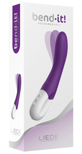 Вибратор точки G Liebe Bend It Rechargeable Purple
