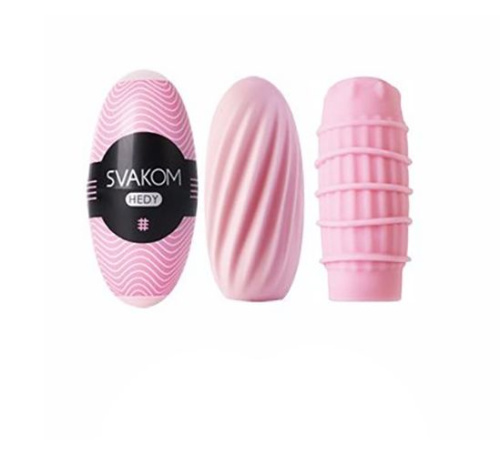 Svakom Hedy Pink - набор мастурбаторов, 6 шт (розовый)