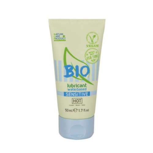 Hot Bio Sensitive-натуральна змазка на водній основі, 50 мл - купити в Києві, Україні