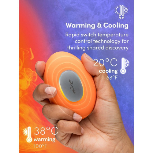Вибратор для клитора We-Vibe Temp Tangerine