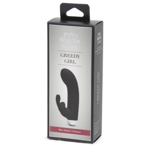 Fifty Shades of Grey Greedy Girl Mini Rabbit - мини вибратор-кролик, 13.9х3.2 см