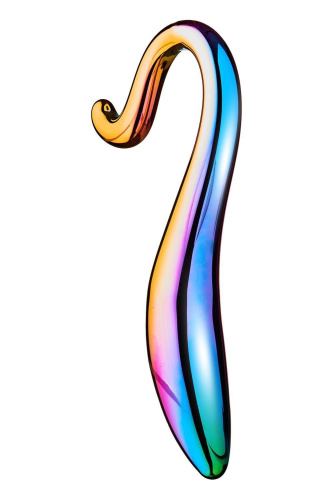 Стеклянный фаллоимитатор Glamour Glass Elegant Curved Dildo