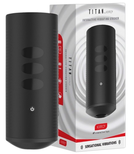 Kiiroo Titan Feel Pornstars Experience - Интерактивный мастурбатор с теледильдоникой, 22х8.7 см