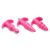 Frisky Thrill Trio Pink Vibrating Plug Set - набор из 3 анальных пробок различной формы и вибропули