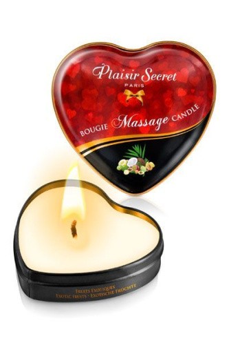 Plaisirs Secrets Exotic Fruits - Масажна свічка з ароматом екзотичних фруктів, 35 мл - купити в Києві, Україні