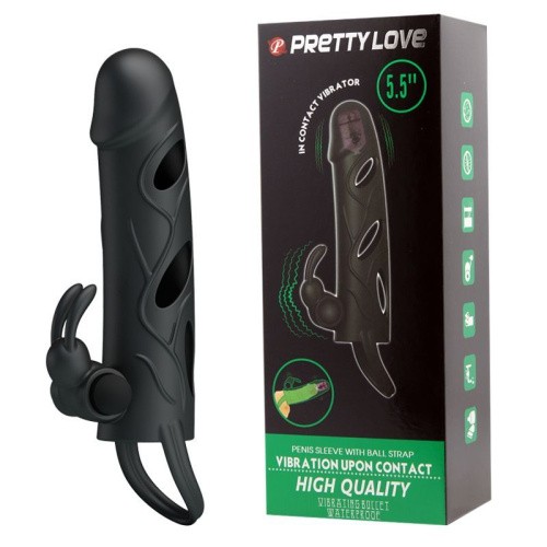 LyBaile Pretty Love Penis Sleeve 5.5 - Насадка на член, 14х3.3 см