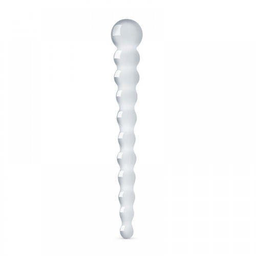 Gildo Glass Dildo No.20 - скляний ділдо, 21х3.4 см (прозорий) - купити в Києві, Україні