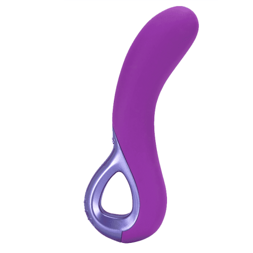 Topco Sales UltraZone Arctic Wave 9X Silicone G-Spot Vibe - Вибратор для точки G, 7.6х2.7 см (пурпурный)