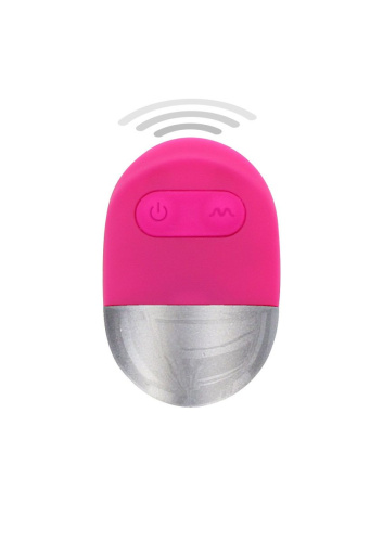 Toy Joy Funky Remote Egg - Виброяйцо, 7.9х3.4 см (розовое)