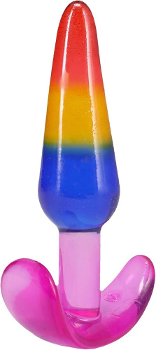 Набір анальних пробок Doc Johnson Crystal Jellies - Anal Trainer Set - Rainbow - купити в Україні | Секс шоп SEX-SHOP.ua