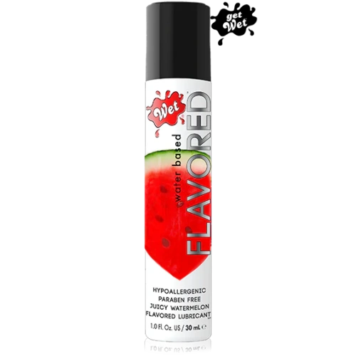 Wet Flavored Juicy Watermelon - Съедобный лубрикант, 89 мл (арбуз)
