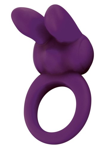 Toy Joy Eos The Rabbit C-Ring - виброкольцо, 8х3.5 см (фиолетовый)