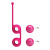 Pretty Love Kegel Tighten Up Balls III - Вагінальні кульки (рожевий) - купити в Києві, Україні Pretty Love Kegel Tighten Up Balls III - Вагінальні кульки (рожевий) - купити в Києві, Україні