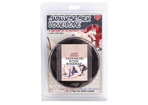 Веревка для связывания 5м, Japanese Silk Love Rope (пурпурный)