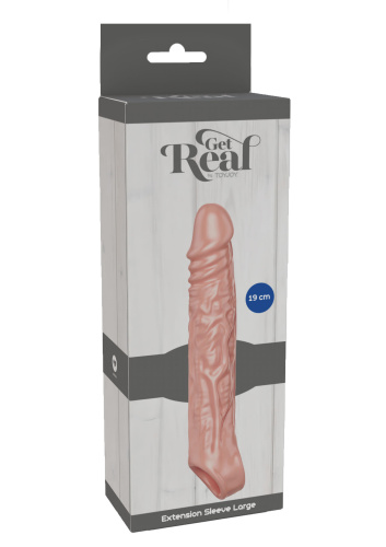 Удлиняющая насадка на пенис Get Real Extension Sleeve Large