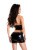 Toyfa Glossy Gigi - Комплект из материала Wetlook, XL (чёрный) Toyfa Glossy Gigi - Комплект из материала Wetlook, XL (чёрный)