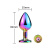 MAI Attraction Toys №73 Rainbow - Металлическая анальная пробка, 8.2х3.5 см MAI Attraction Toys №73 Rainbow - Металлическая анальная пробка, 8.2х3.5 см