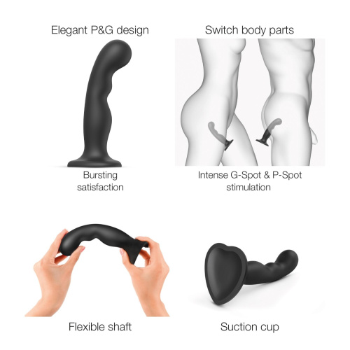 Насадка для страпона Strap-On-Me Dildo Plug P&G, 18.5х4.5 см размер XXL