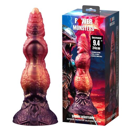 Фантазийный фаллоимитатор Power Monsters Savage Beastlord, 24 см