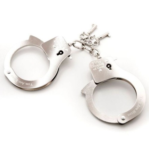 Fifty Shades of Grey You. Are. Mine. - металлические наручники для страстного секса, 26.7см