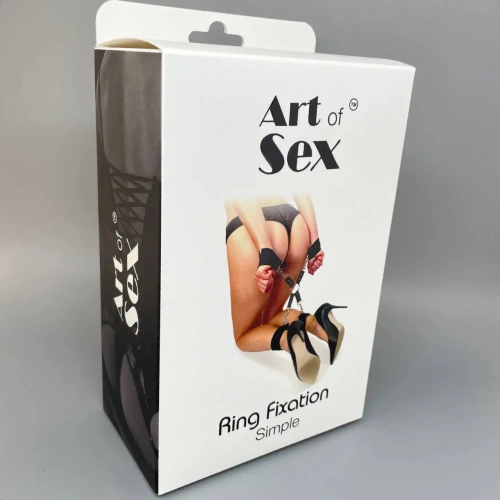 Art of Sex - BDSM Ring Fixation Simple - Набір для фіксації (чорний) - купити в Києві, Україні