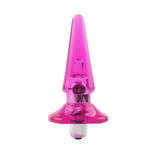 Chisa Hi-Basic Nicole's Vibra Plug Pink - Анальная пробка с вибрацией, 12.5х3.2 см (розовый)