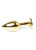 Анальная пробка с кристаллом B-Series Jewellery Gold Plug Green Анальная пробка с кристаллом B-Series Jewellery Gold Plug Green