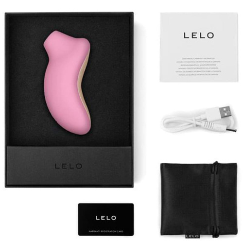 Lelo Sona - Безконтактний звуковий стимулятор клітора, 11.5х5.6 см (світло рожевий) - купити в Києві, Україні