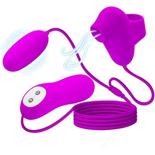 LyBaile - Pretty Love Suction & Vibro Bullets - Вибростимулятор