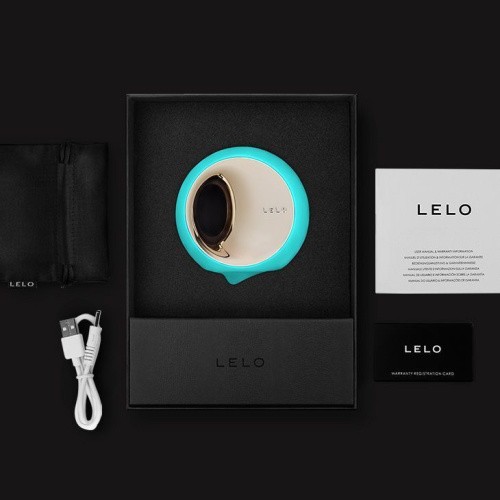 LELO Ora 3  - вибратор для клитора, имитатор кунилингуса, 8.35 см (мятный)