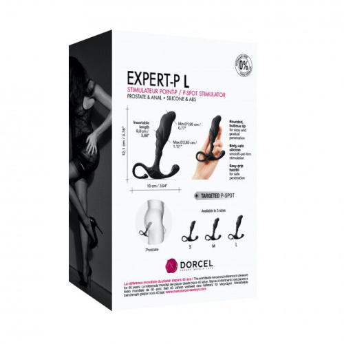 Dorcel Expert P - L массажер простаты, 12.2х2.85 см
